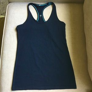 Girls 14 black Ivivva tank top